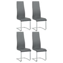 High Back Side Chairs Dining Chairs With Padded Upholstery (Set of 4) by HouseOfZazla