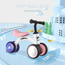 Colorful Lighting Baby Balance Bike Toys for 1 Year Old Girl Gifts, 10-36 Month Toddler Balance Bike, No Pedal 4 Silence Wheels & Soft Seat Pre-School First Riding on Toys, 1st Birthday Gifts. by TinyTreasures Baby Boutique