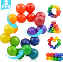 2PCS Autism Sensory Toys for Autistic Children , Sensory Fidget Toys for Adults Kids, Autism Toys for Toddlers 3-4, Travel Toys Present for Kids Ages 3 4 5 6 7+ ,Stocking Stuffers Present(A) by TinyTreasures Baby Boutique