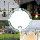Bird Feeder Pole, Double Shepherds Hooks for Outdoor, 5 Base Prongs Adjustable Stand for Hanging Heavy Duty Feeders, Plant Baskets, Garden Plant Hanger Stands (78Inch, 2 Pack) by GreenHaven Gardens