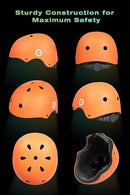 XJD Kids Bike Helmet,Multi-Sport Protective Gear Set for 3-5-8-14 Years Boys Girls with Knee and Elbow Pads Wrist Guards fit Roller Skates,Cycling,Skateboarding,Skating Scooter by TinyTreasures Baby Boutique