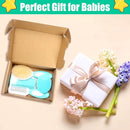 Baby Hair Brush and Comb Set, 4Pcs Baby Soft Bristles Hairbrush Cradle Cap Brush Hair Comb for Newborns Toddlers Boys Girls (Green) by TinyTreasures Baby Boutique
