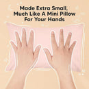 Mini Toddler Pillow with Pillowcase - 9x13 My Little Dreamy Travel Kids Pillow for Sleeping, Toddler Bed, Small, Tiny, Organic Cotton Pillowcase, Soft & Breathable, Kids 2-4 Years Old (Mist Pink) by TinyTreasures Baby Boutique