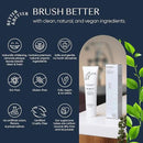 Better & Better Purity Toothpaste | Natural Whitening Toothpaste Without Additives | Organic, Vegan, Fluoride & SLS Free | Coconut-Based Formula w/Fresh Mint Flavor | 3.4oz by CozyNest Decor