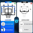 Kids Indoor Basketball Hoop with Scoreboard & Timer,Toddler Adjustable Height Basketball Goal Toy for Outdoor Backyard,Sports Game Play by TinyTreasures Baby Boutique