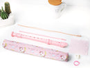 Recorder Instrument for Beginner Adults,8-Hole Soprano Descant Recorder Music Flute with Cleaning Rod & Case Bag For Home Entertainment(2-Pink Unicorn2) by TinyTreasures Baby Boutique