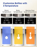 Instant Formula Maker, Fast and Customizable Formula Dispenser Machine with Accurate Temperature Control for Baby, Automatic Powder Blending for All Brands of Bottle and Formula, Black/White by TinyTreasures Baby Boutique