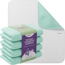 Incontinence Bed Pads - 4 Pack 34"x36" Reusable Waterproof Mattress Protectors - Highly Absorbent, Machine Washable - for Children, Pets and Seniors - Green - Royal Care by TinyTreasures Baby Boutique