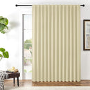 Joydeco Custom Blackout Curtains for Bedroom, 1 Panel Room Darkening Curtains & Drapes for Living Room Window Rod Pocket Back Tab (Custom Size,Light Beige) by TinyTreasures Baby Boutique