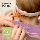 KeaBabies 2-Pack Silicone Baby Bibs for Eating - Sturdy Food-Grade Silicone Bibs for Babies Girl, Boy, Large Food Catcher, Clean & Put On Easily, Waterproof Toddler Feeding Essentials (Amethyst) by TinyTreasures Baby Boutique