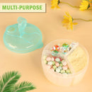 Accmor Baby Formula Dispenser On The Go, Formula Container to Go, Non-Spill Rotating Three-Compartment Formula Dispenser and Snack Storage Container for Infant Toddler Traveling by TinyTreasures Baby Boutique