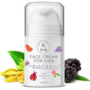 Gentle Face Cream Moisturizer for Kids and Preteens – Nourishing and Calming for All Skin Types – Natural Ingredients: Hyaluronic Acid and Vitamin E - Made in UK 50ml by TinyTreasures Baby Boutique