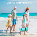 Beach Tent, Portable Sun Shelter for 2/3/4/6-8 Person with UPF 50+ UV Protection, Easy Setup Waterproof Beach Shade Canopy Cabana for Family Outdoor and Picnics, Fishing with Carrying Bag by TinyTreasures Baby Boutique