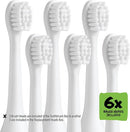 Kids Electric Toothbrush - Rechargeable Vibrating Toothbrush with Timer, Includes 6 Replacement Heads, Gently Cleans Teeth, for Girls and Boys, Kids & Toddlers Age 2+, Monster by TinyTreasures Baby Boutique