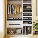 DIMJ Drawer Organizer 15 Pack - Foldable Baby Organizers and Storage & Dresser Organizer for Nursery, Bedroom, Closet - Nursery Organization Dresser Dividers for underwear, Sock,Bra, Belt, Tie，Black by CozyNest Decor