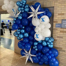 130pcs Royal Blue Balloons Different Sizes 18" 12" 10" 5" Party Latex Balloons for Birthday Graduation Baby Shower Anniversary Nautical Party Decorations by CozyNest Decor