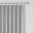 Vision Home Silver Grey Pinch Pleated Full Blackout Curtains Room Darkening Window Curtains 108 inch for Living Room Bedroom Thermal Insulated Pinch Pleat Drapes with Hooks Back Tab 2 Panel 40"Wx108"L by CozyNest Decor