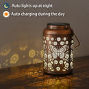 2 Pack Butterfly Solar Lanterns Outdoor Waterproof - Hanging Butterflies Solar Lights Garden Decor, Birthday Gifts for Women, Mom, Mothers Day Gifts, Outdoor Decor for Patio, Yard by GreenHaven Gardens