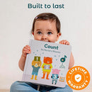 Cali's Books Number Book for Toddlers 1-3 - Learn to Count 1 2 3 Musical Books for Kids, Interactive Talking Baby Sound Book, Educational Song Learning Toys, Singing and Counting Music Toy for Babies by TinyTreasures Baby Boutique