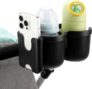 Accmor Stroller Cup Holder with Phone Holder, Bike Cup Holder, Universal Cup Holder for Uppababy Nuna Doona Strollers, 2-in-1 Cup Phone Holder for Stroller, Bike, Wheelchair, Walker, Scooter by TinyTreasures Baby Boutique