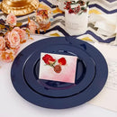 FLOWERCAT 60PCS Blue Plastic Plates - Heavy Duty Blue Plates Disposable (10.25" & 7.5") - serve for 30guest Birthday Party/Wedding/Father's Day/Memorial Day/Graduation by CozyNest Decor