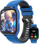 Smart Watch for Kids 1.85" with Fitness Tracker, Sleep Monitor, 22/100+ Sport Modes, DIY Dial, IP68 Waterproof, Step Counter, Heart Rate, Camera, with/Without APP, Gift for 3-12 Years Old Boys Girls by TinyTreasures Baby Boutique