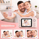 Kids Camera Girls for 3 4 5 6 7 8 9 Years Old Girls,1080P HD Video Selfie Camera with 32G SD Card Kids Digital Camera Toys for Toddler Birthday Gifts Pink by TinyTreasures Baby Boutique