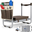 Foldable Garden Kneeler and Seat, Heavy Duty Garden Stool with 10" Wide Detachable Kneeling Pad, Portable Garden Bench Chair with Large Garden Tool Bag, Gardening Gifts for Women, Seniors, Mom by GreenHaven Gardens
