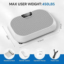 Vibration Plate Exercise Machine Weight Loss, Full Body Shaker Workout Vibration Plates Lymphatic Drainage, Stand Shake Vibrating Plate for Women Men 450 Lbs Capacity Fitness Platform by CozyNest Decor
