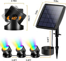 POPOSOAP Solar Pond Lights, RGB LED Pond Lights Waterproof IP68, 2200mAh Battery Underwater Solar Light with Two Modes Options for Pond Fountain Pool Garden Decoration(3 Headlamp) by GreenHaven Gardens