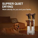 Boot Dryer, Shoe Dryer and Glove Dryer with Timer and Fan, White by CozyNest Decor