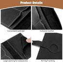 Jack&Chris Genuine Leather Passport Holder for Travel, RFID Blocking Handmade Passport Holder with Card Case Organized & Safe, Quality Travel Essentials for Women and Men for Gifting, Black by TinyTreasures Baby Boutique