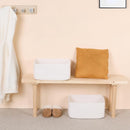 Large Storage Baskets for Shelves, Closet Organizers Bins for Clothes Blanket Towels, Baby Nursery, Toy Baskets Box, Woven Rope Baskets, 17 x 13 x 7.5”, 3 Packs Off White by TinyTreasures Baby Boutique