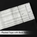 MIULEE Black Back Tab Blackout Curtains 78 Inch Length 2 Panels Set for Living Room Bedroom Privacy, Halloween Rod Pocket/Pinch Pleat Thermal Insulated Room Darkening Pleated Light Blocking Drapes by TinyTreasures Baby Boutique