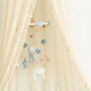 Crane Baby, Ocean Nursery Decor for Boys and Girls, Ceiling Hanging, 9" x 30", Whale Nursery Decor, Ceiling Hanging Decorations by TinyTreasures Baby Boutique