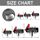 Personalized Metal Garden Signs, Custom Name Yard Stake Sign for House Outdoor Outside Decorative, Lawn Patio Decorations Gardening Enthusiasts Grandmothers Gift 12/14/16/24/30/36inch by CozyNest Decor