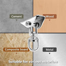 Heavy Duty Swing Hangers for Wooden Sets 1200 LB Capacity Hammock Hanger 360 Swivel Stainless Steel Swing Hardware Accessories for Porch Playground Yoga Heavy Bag Sliver | Pack of 3 by GreenHaven Gardens