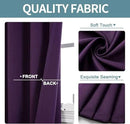 ChrisDowa Blackout Curtains 102 Inches Long 2 Panels Set for Living Room, Grommet Thermal Insulated Room Darkening Curtains for Bedroom (Royal Purple, 52 x 102 Inch) by CozyNest Decor