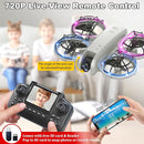 K100Max Mini Drones With Camera For Kids And Begginers, Indoor Small Helicopter Plane Quadcopter With Screen Remote Controller, Gift Toy for Boys and Girls, Headless Mode, 2 Batteries(Gray) by TinyTreasures Baby Boutique