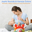 Car Seat Toy for Babies 0-6 Months, Stroller Toy with a Convenient clip, Carseat Toys Hanging Baby Accessories,Built-In Bell, Rattle,Squeaky,Mirror for infant,Babies Gift 0-3-6-12 months Boy Girl by TinyTreasures Baby Boutique