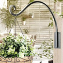 Qiang Ni Heavy-Duty Plant Hanger Outdoor: Hanging Plant Hook for Outside Basket - 22-Inch Wall Mount Plant Bracket for Bird Feeder… by GreenHaven Gardens