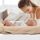 Baby Lounger - Snuggle Cozy Me Infant Lounger for Newborns | Breathable & Soft, Portable Awake-Time Pad, Essential Baby Gift- Coffee (Lounger Cover Included) by TinyTreasures Baby Boutique