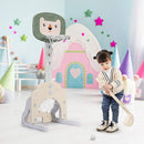 Costzon Kids Basketball Hoop, Toddler Sports Activity Center w/ 5 Adjustable Height Levels, Basketball Soccer Golf Game Set, Indoor Outdoor Basketball Hoop Set Gift for Baby Infant by TinyTreasures Baby Boutique