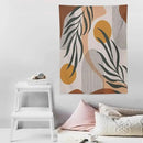 ICMOLYYENLO Boho Plant Aesthetic Tapestry, Abstract Medieval Arch Sun Home Aesthetic Wall Hanging For Bedroom Living Room Dormitory Tapestry 60x60 Inches by CozyNest Decor