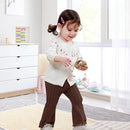 Neutocd Baby Girl Flare Pants Toddler Bell Bottoms Leggings Infant Stretchy Soft Trousers Solid Elastic Waist Pants by TinyTreasures Baby Boutique