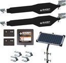 Ghost Controls Heavy-Duty Solar Automatic Gate Opener Kit for Driveway Swing Gates with Long-Range Solar Gate Opener Remote - Model TDS2XP by GreenHaven Gardens