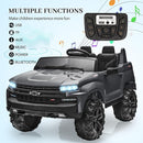 Hetoy 24V 2-Seater Truck Licensed Chevrolet Silverado Ride On Car Toy w/Parent Remote Control,4xSpring Suspension, 3 Speeds, Wireless Music, MP3 Player, Electric Vehicle Car for Kids,Grey by TinyTreasures Baby Boutique