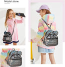 KL928 Girls Bowknot Polka Dot Cute Mini Backpack Small Daypacks Convertible Shoulder Bag Purse for Women by TinyTreasures Baby Boutique