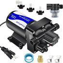 Water Pressure Booster Diaphragm Pump 110V AC for House,70PSI 5GPM Water Transfer Pump with Plug,On Demand 4-Chamber Self-Priming Water Pump with Filter for Bathroom Kitchen Irrigation Spray by GreenHaven Gardens