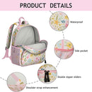 Toddler Backpack for Girls 3-8: Preschool Kindergarten Backpack - Cute Kids Backpacks for Girls-Floral by TinyTreasures Baby Boutique
